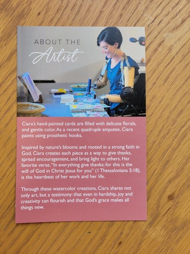 Watercolor Card Set from Ciara Dierking