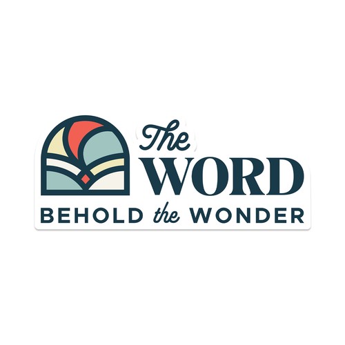 The Word Behold the Wonder Sticker