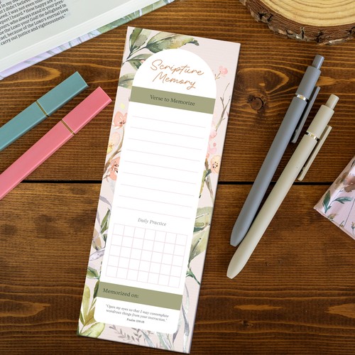 Scripture Memory Notepad