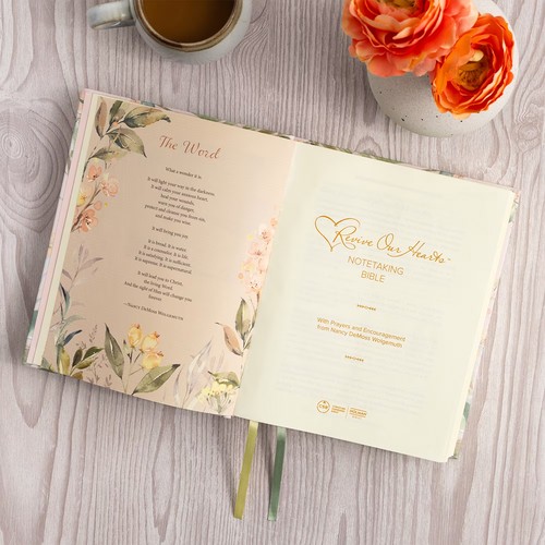 CSB Notetaking Bible, Floral Cloth over Board, ROH Edition