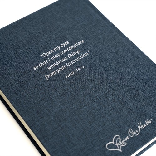 CSB Notetaking Bible Medium Blue Cloth over Board, ROH Edition