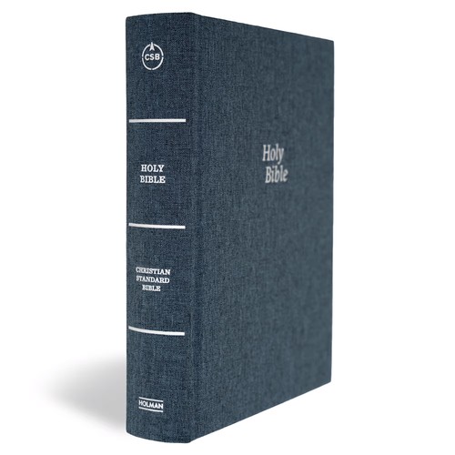 CSB Notetaking Bible Medium Blue Cloth over Board, ROH Edition