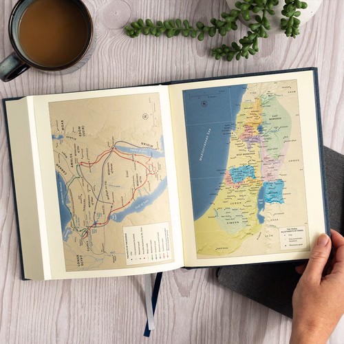 CSB Notetaking Bible Medium Blue Cloth over Board, ROH Edition