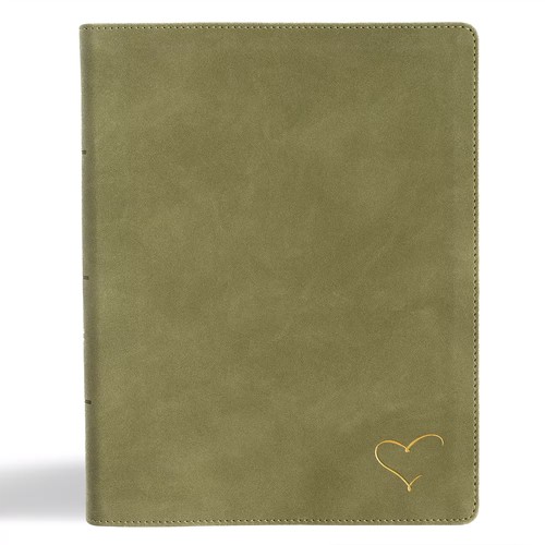 CSB Notetaking Bible Sage SuedeSoft LeatherTouch, ROH Edition