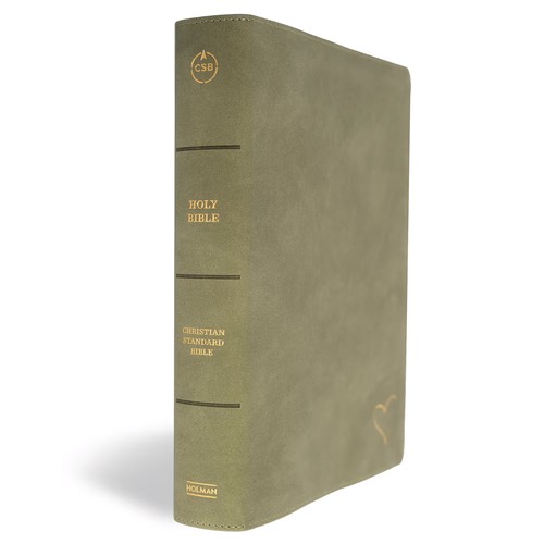 CSB Notetaking Bible Sage SuedeSoft LeatherTouch, ROH Edition