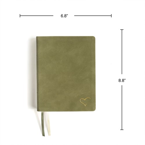 CSB Notetaking Bible Sage SuedeSoft LeatherTouch, ROH Edition