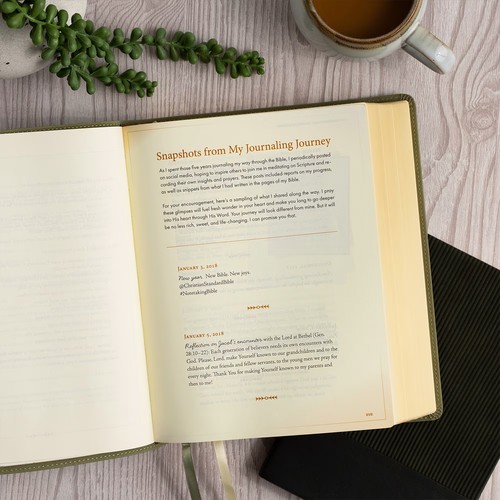 CSB Notetaking Bible Sage SuedeSoft LeatherTouch, ROH Edition