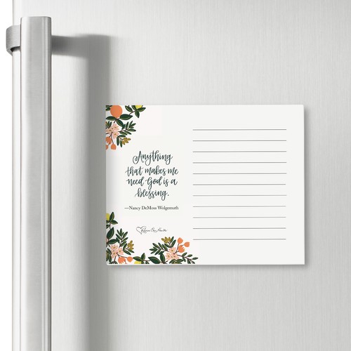 Anything That Makes Me Need God—Magnetic Notepad