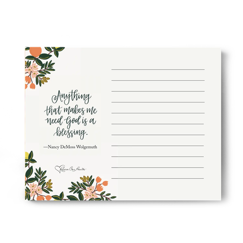 Anything That Makes Me Need God—Magnetic Notepad