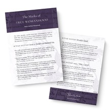 Marks of True Womanhood