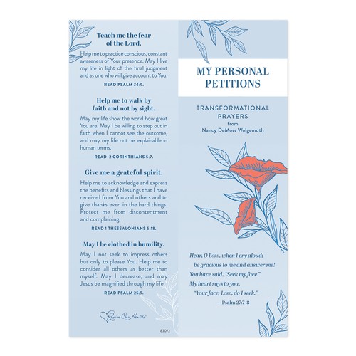 My Personal Petitions Prayer Bookmark