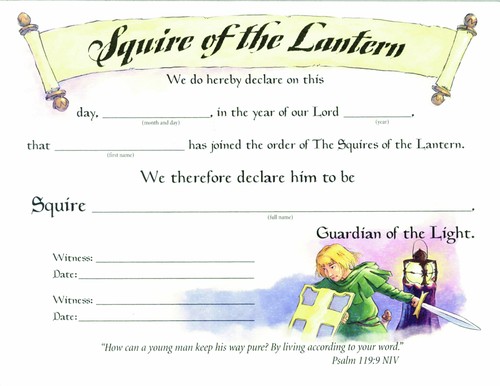 Squire and the Scroll Certificate