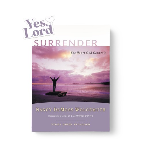 Surrender Book and "Yes, Lord" Sticker