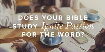 Does Your Bible Study Ignite Passion for the … image